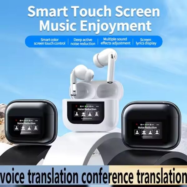 Factory OEM ODM YW06 ANC ENC TWS Earphone True Wireless Earbuds Noise Cancelling Wireless Earbuds with Touch Screen Headphones - 图片 5