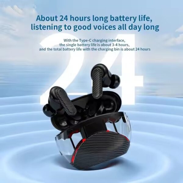 2025 New Earbuds YW11earphone Headset ANC ENC Dual Noise-cancelling Low Latency Long Life Gaming Wireless Headset - 图片 5
