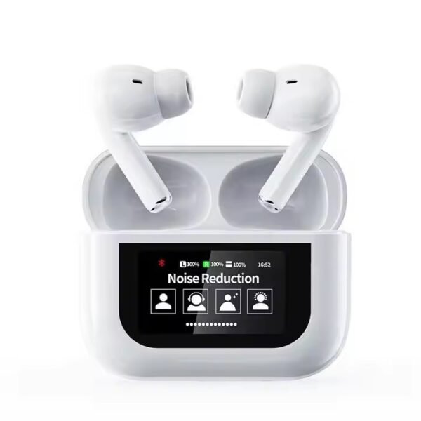 Factory OEM ODM YW06 ANC ENC TWS Earphone True Wireless Earbuds Noise Cancelling Wireless Earbuds with Touch Screen Headphones - 图片 6