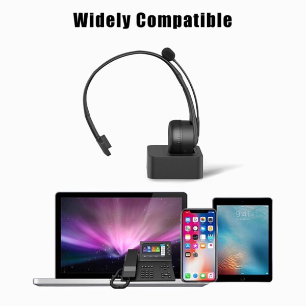 SY-T490 Computer Business Seminar High Quality Lightweight Wireless Headphones for Call Center Offices - 图片 2